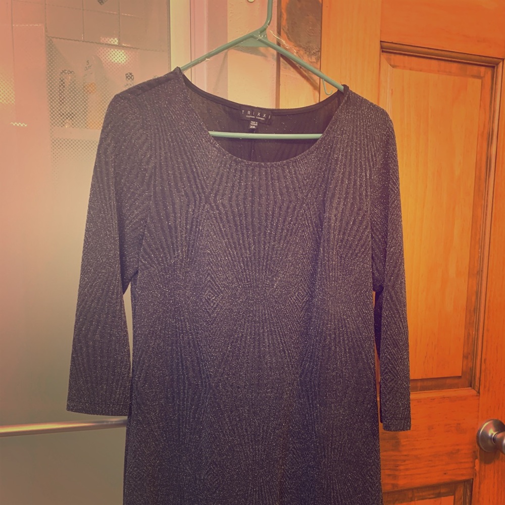 Sparkle Dark Grey Dress